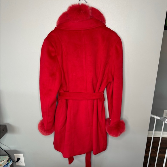 NWT Fashion Nova New York Nights Coat - Red - Picture 4 of 13